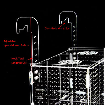 HighTransparent Acrylic Aquarium Fish Breeding Feeding Isolation Box Fish Aquarium Breeder Hatching Incubator Tank  Accessories