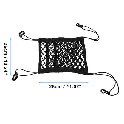 UXCELL Dog Seat Fences Protection Net Safety Storage Bag Pet Mesh Travel Isolation Back Seat Barrier Puppy Car Accessories