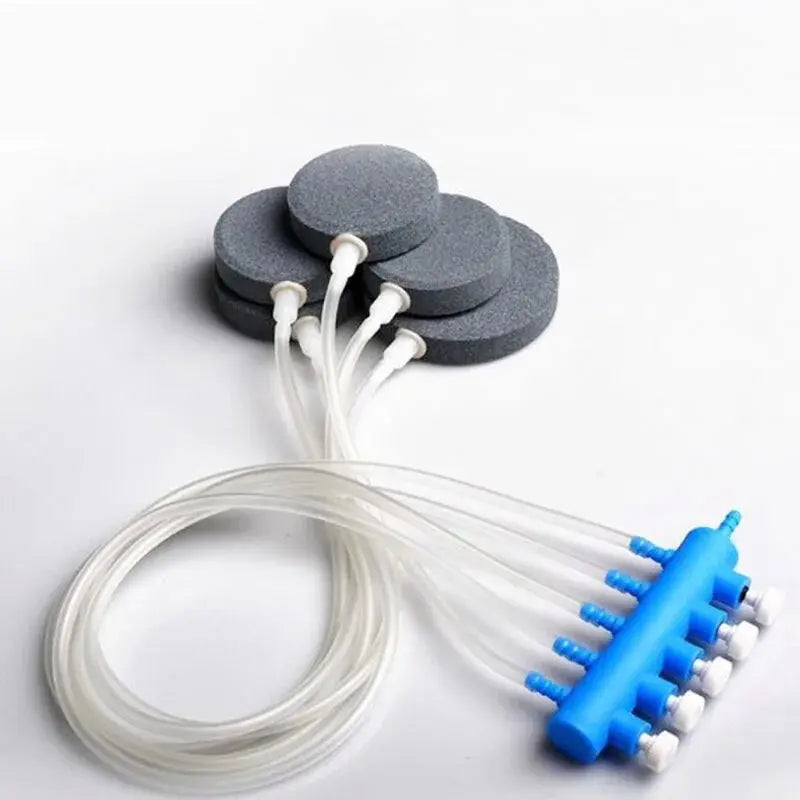 Aquarium Air Splitter Valve Fish Tank Air Pump Flow Splitter Distributor Pump Valve Tap Lever Control Switch Valves Accessories