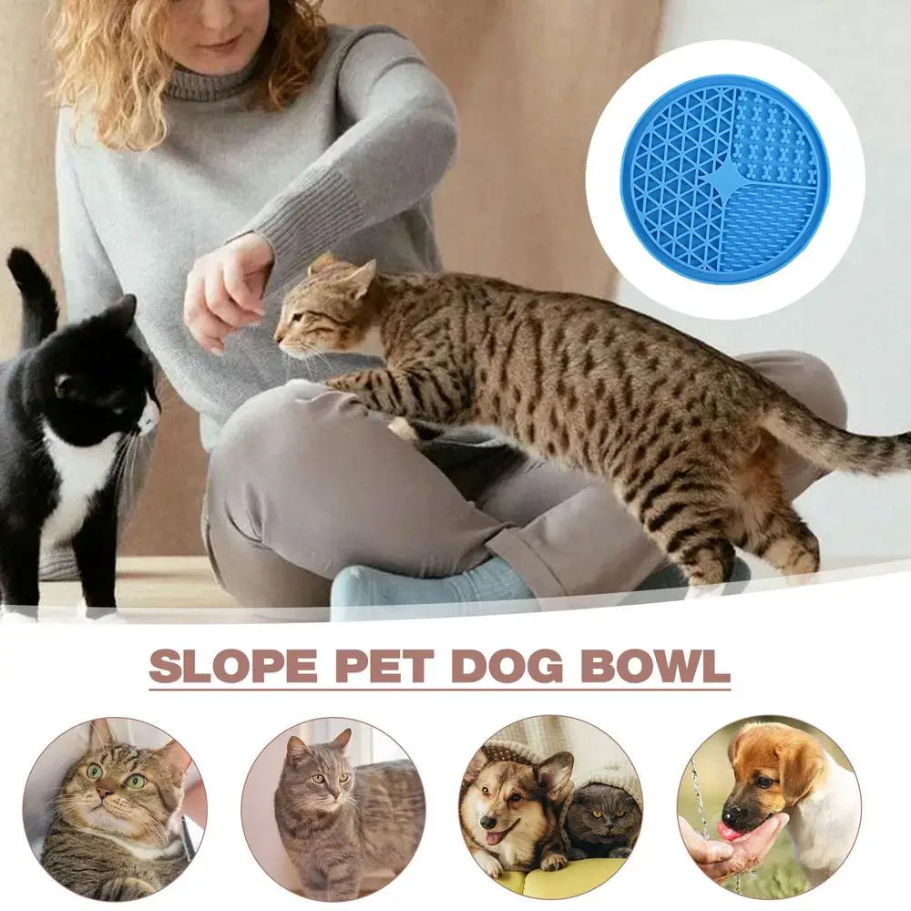 Food-Grade Silicone Dog Lick Mat Safe Soft Slow Feeders Dog Lick Pad Healthy Eating Non-Slip Dog Licking Mat Pet Feeding for Pet