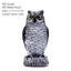 Owl Decoys to Scare Birds Squirrels Away Realistic Bird Repeller Owl Prowler Decoy Protection Repellent Pest Control Scarecrow