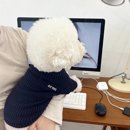 Thin Dog Clothes Solid Pet Dog Hoodies Fashion Kitten Puppy Undershirts Chihuahua Clothing Yorkie Bichon Vest Dog Costume Shirt