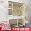 Cat villa solid wood cat and dog integrated combination display cage space type foster cage with toilet kennel