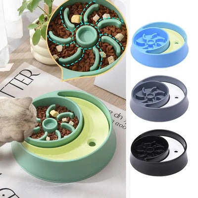 Slow Feeding Bowls For Dogs Pet Dog Maze Bowl For Slow Feeder Pet Eating Bowl Food Control Anti-Gulping Pet Feeding Bowl