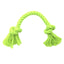 Dog Plush Toy 12cm Diameter Three Strands Of Colored Knotted Cotton Rope Knot  Gnawing And Grinding Dog Toy Fleece Squeak Toys