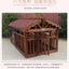 Manufacturer spot outdoor dog house wooden dog villa bite-resistant kennel rain-proof kennel can be customized dog house pet ca