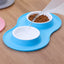 Anti-splash Double Food Bowls For Large Dogs Silicone Dog Bowl Mat Water Drinking Bowl For Cats  Anti Slip Dog Dish Accessories