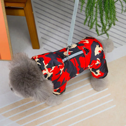 Waterproof Dog Coat Winter Warm Jacket for Small Dogs Reflective Cat Clothes Puppy Chihuahua Jumpsuit French Bulldog Pet Outfits