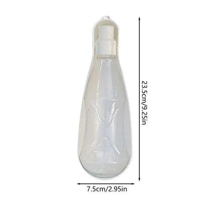 450ml Dog Water Bottle Dispenser Water Bottle Containers for Dogs Puppy Water Leak Proof Drinking Dispenser for Hiking Outdoor