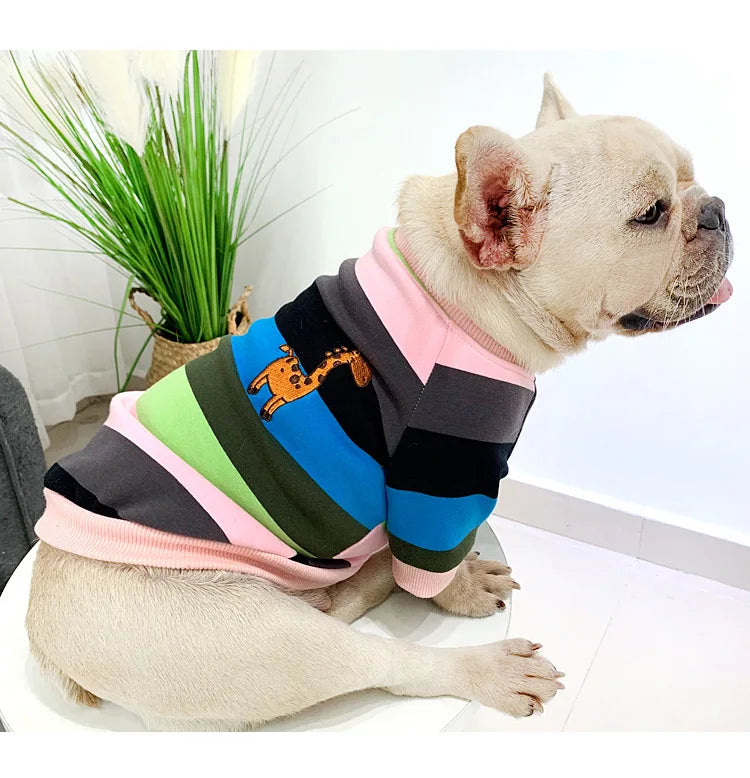 Parent-child Wear Pet Clothes  Puppy Clothes  Dog Costume  Dog Clothes for Small Dogs Printing Autumn and Winter