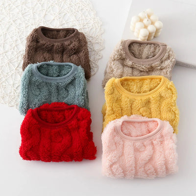 Cute Dog Sweaters For Small Dogs Chihuahua Knit Sleeves Puppy Winter Fleece Harness Clothes Sweater For Cat Warm Puppy Hoodie