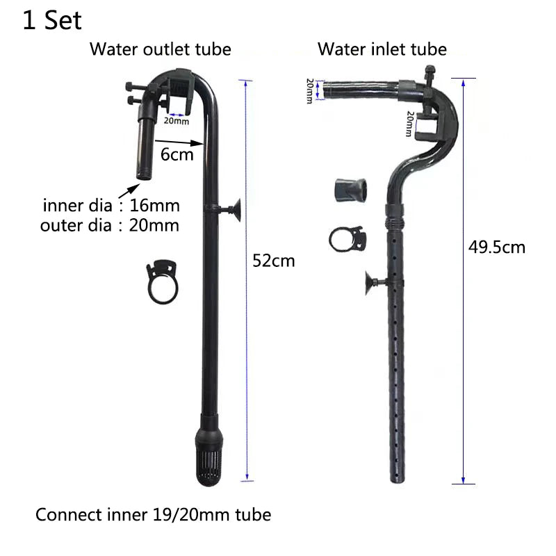 Aquarium Fish Tank Filter Rain Spray Bar Unit Outflow Pipe Inlet Outlet Tube Kit Fish Tank External Canister Filter Accessories
