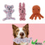 Uxcell Dogs Chew Toys Teeth Cleaning Cotton Rope Puppy Teethings Chewer Durable Braided Bite Resistant Chewing Doll Pet Supplies