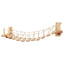 100CM Wall Mounted Cat Bridge Lager Climbing Wooden Sisal Ladder Frame Pet Indoor Furniture Cat Perch for Kitten Sleeping