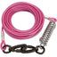 Dog Tie Out Cable Leash, Double Durable Steel, Welded Clamp, Lead, Small, Medium, Large Dogs, Outdoor Leash Belt