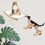 1PC Wall Mounted Cat Tree Cat Climbing Wooden Shelf Climbing Hammock Set Scratching Post and Ladder for Cats Playing&Sleeping