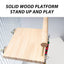 CAWAII KENNEL Pet Bird Swing Toy Wooden Parrot Perch Stand Playstand with Chewing Beads Cage Playground for Budgie Birds