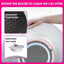 Semi-Automatic Cat Litter Pan Portable Quick Cleaner Semi-Automatic Cat Litter Box Anti-Odor with Litter Splash Bowl