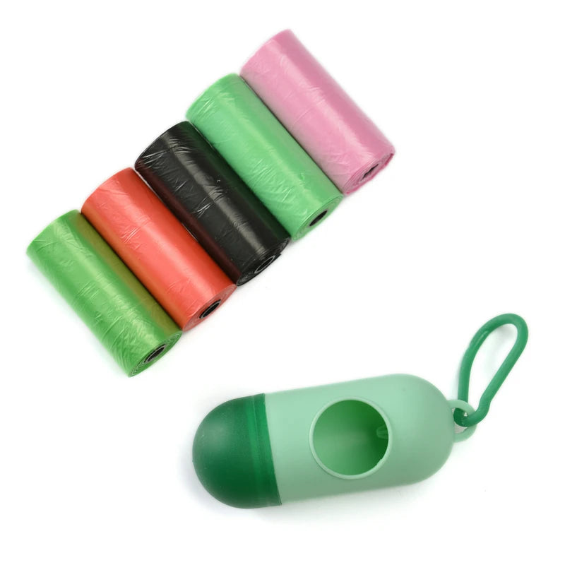 Random Pet Dog Garbage Bags Safe Non-toxic Mascotas Waste Poop Bag Cat Products Dispensador Bolsas Perro Pets Clean Accessories