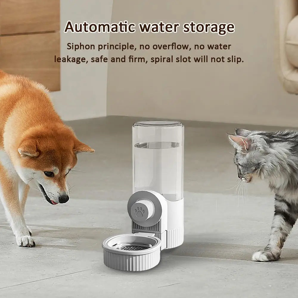 Automatic Cat Feeder Water Dispenser Automatic Cat Dog Feeder Detachable Large Capacity Dog Food Dispenser Pet Supplies