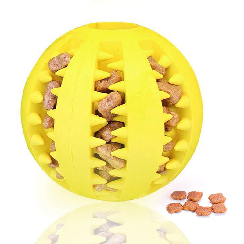 Rubber Tooth Cleaning Snack Ball For Dogs Indestructible Dog Toy For Large Dogs Soft Pet Chew Toys Interactive Dog Accessories