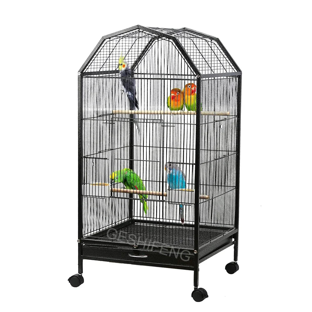 Hot Selling Durable Iron Wire Large Pet Cage Breeding Bird Parrot Cage Rabbit Cage
