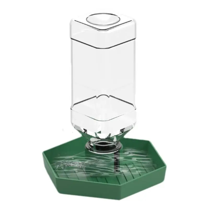 Automatic Reptile Water Dish Feeder Automatic Reptile Water Dish With Bottle Tortoise Turtle Water Dispenser For Bearded Dragons