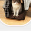 Pet air box, cat and dog car trunk cage, large medium and small cats and dogs can carry the checked box when they go out