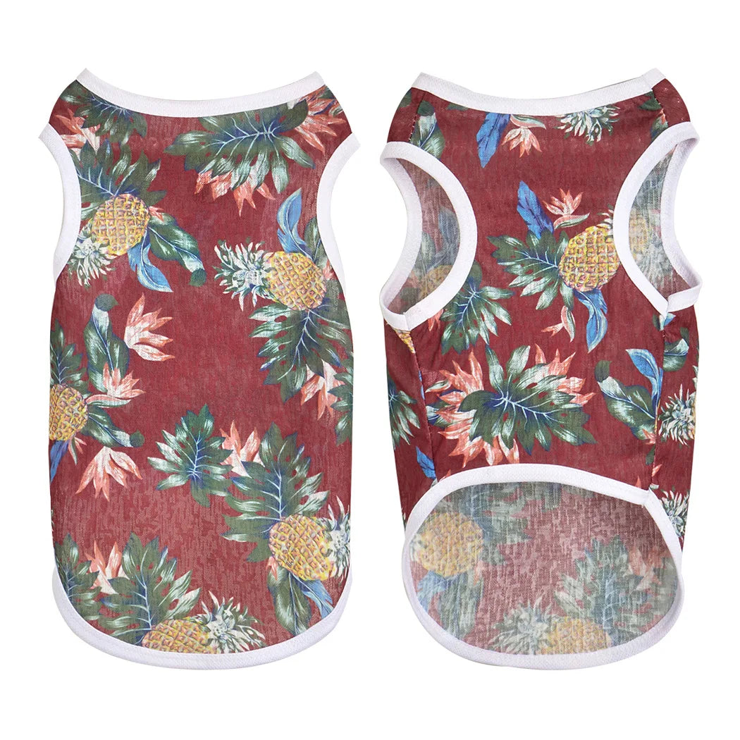 Pet Dog Clothes Clothing for Cats Summer Sphynx Cat Clothes Chihuahua Puppy Vest French Bulldog Apparel Simple Kitten Tshirt