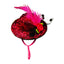 Chicken Feather Hat Wear-Resistant Hen Pet Headdress Feather Top Hat Rooster Duck Parrot Hamster Poultry Fashion Show Clothing