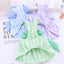 Summer Puppy Dog Skirt Dress with Buckle Sweet Stripe Pet Clothes for Small Dogs Pinscher Maltese mascotas Dresses disfraz perro