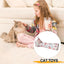 Cat Play Tunnel Folding Interactive Bunny Tent Tunnel Foldable Cat Tent Tubes Portable Indoor Outdoor Kennel Cat Tunnel Tube Toy