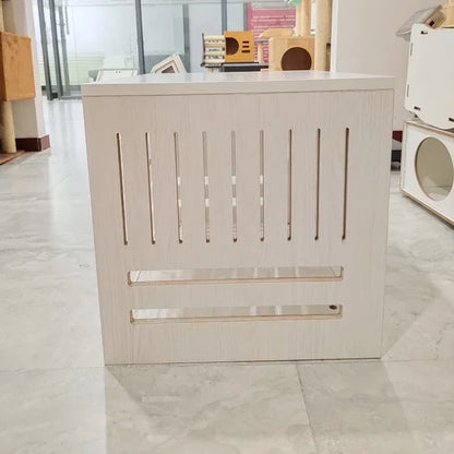 Solid Wood Dog Pet Cages Modern Indoor Customized Wooden Kennel Housefor Large Dogs