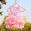 Summer Dog Dress Veil Clothes Universal Dogs Dress Chihuahua Stripe Tulle Skirt Cute Puppy Pet Cat Princess Costume Dog Apparel