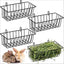 Rabbit Food Basket Grass Rack Rabbit Grass Frame Hay Feeder Rabbit Spring Grass Frame Grass Hay Bowl Rack Pet Food Container