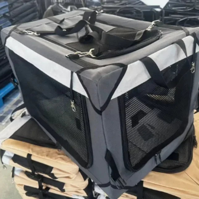 Car travel pet box tent out portable cage pet folding cage pet bag kennel outdoor travel cage