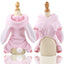 pawstrip Small Dog Clothes Warm Winter Pet Dog Jumpsuit Puppy Fleece Hoodie Chihuahua Small Medium Dog Warm Outfit Kitten Jacket