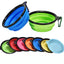 Mountaineering Buckle Silicone Pet Bowl Folding Bowl Outdoor Special Imitation Silicone Dog Bowl Portable For Outdoor Use