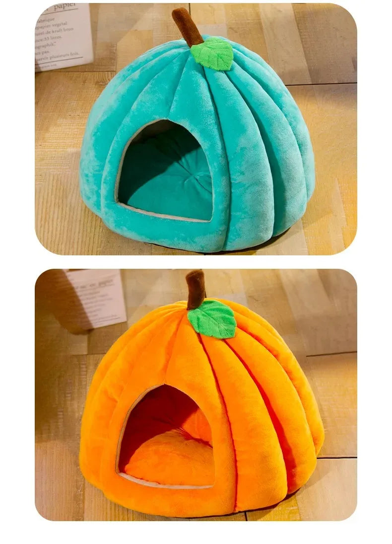 Bed for Cats Plush Beds Banana Puppy Warm Accessory Winter House Accessories Pet Basket Things Goods Houses and Habitats Dog All