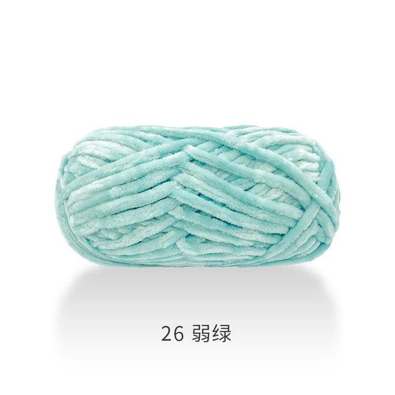 Ruyi bird warm fleece thick wool handmade DIY crochet woven golden velvet hook shoe thread wool ball