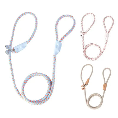 Dog Leashes Nylon Pet Leashes Heavy Duty Rope Leashes Mountain Climbing Rope Dog Leashes For Any Pets Playing Camping Beach Lake