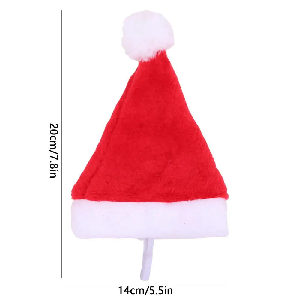 Dog Hats Christmas Santa Hat Small Dog Cat Christmas Hat Soft Small Animals Santa Claus Hat For Kitten Puppy Dogs Cats