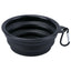 Collapsible Pet Silicone Dog Food Water Bowl Outdoor Camping Travel Portable Folding Supplies Dishes with Carabiner Pet supplies