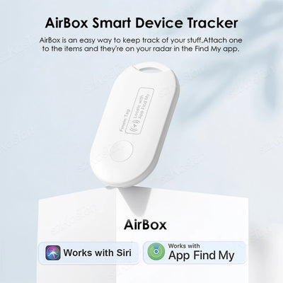Mini GPS Tracker Works with iOS Find My APP MFI Smart Tag Key Finder Anti Lose Global Locator for Wallet Car Luggage Pet Tag