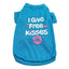 Lovely Puppy Dog Cat Vest Tshirt Spring Summer Pet Clothes for Small Dogs Pomeranian Bichon Shirts mascotas Clothing Apparels