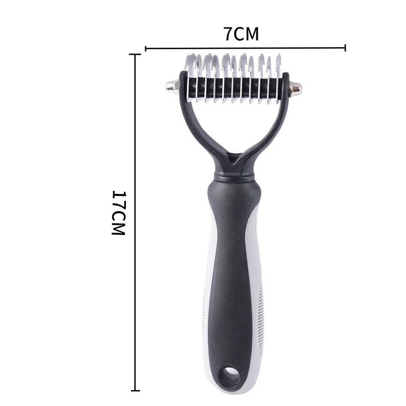 Animal Hair Brush Dog Grooming Brush Pet Hair Remover for Matted Long and Short Curly Haired Cats Pet Supplies Dog Accessories