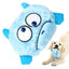 Dog Plush Toy Squeaky Bouncing Puppy Teething Balls Interactive Stuffed Bite Toys With 3 Batteries For Cats Pets Calming Fetch