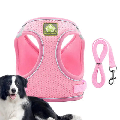 Pet Harness For Small Dogs No Pull Soft Padded Dog Vest For Medium Large Dogs Breathable Reflective Adjustable Soft Mesh Padded