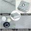 Umbrella Base Weight Water Bag Outdoor Patio Stands & Bases Large Capacity Thickened Design Silver Umbrella Stand Cantilever
