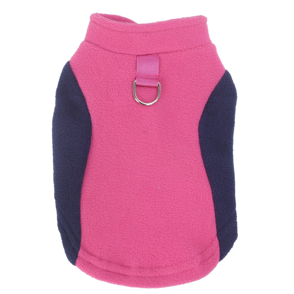 Fleece Vest Dog Sweater Warm Pullover Fleece Dog Jacket Winter Dog Clothes for Small Medium Dogs, Cold Weather Coat Pet Apparel